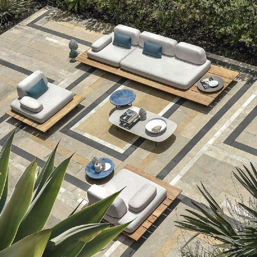 Ethimo Calipso Lounge Chair Aluminium Sunbrella Garten Villa