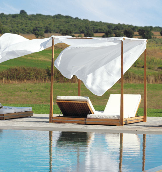 Ethimo Luxus Outdoormöbel Made in Italy mediterran Seeterrasse Schweiz