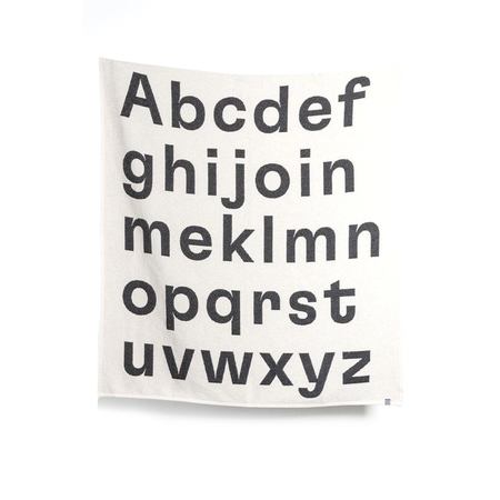 Baumwollplaid Buchstaben Zig Zag Zurich