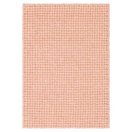 Filzkugelteppich Mono In Farbe