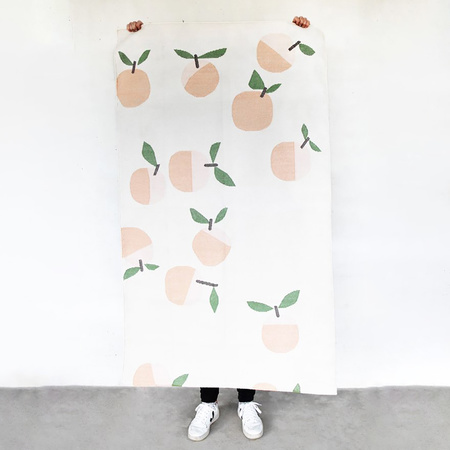 Baumwollteppich Peach