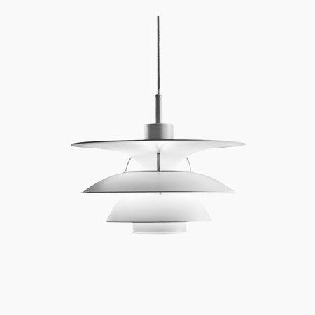 Louis Poulsen Poul Henningsen Pendelleuchte PH 5-41/2 PH&1/2-6 weiss