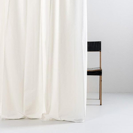 Vorhang Creme ägyptische Baumwolle ZigZagZurich