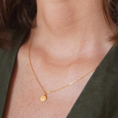 Tiny Brushed Halskette