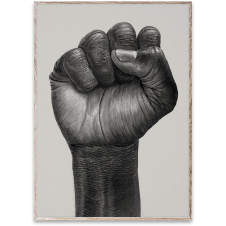 Bleistiftzeichnung Raised Fist