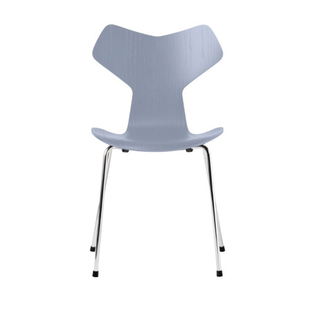Fritz Hansen Stuhl 'Grand Prix' gefärbte Esche  Lavender Blue 815,  43 cm 