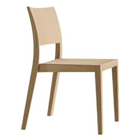 Horgenglarus 'Matura Esprit' Stuhl  Kunststoffgleiter,  Eiche Natur - HG 530,  Ohne Polster