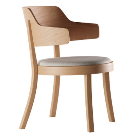 Horgenglarus 'Seley Lounge' mit Sitzpolster  Filzgleiter,  Buche Natur - HG 520,  0114 - Canvas 2
