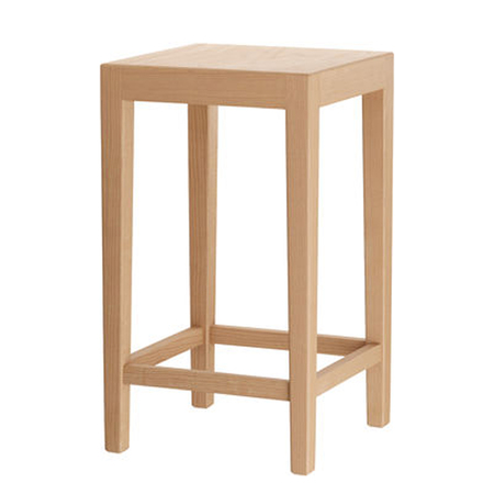 Horgenglarus 'Miro' Hocker  Kunststoffgleiter,  Buche Natur - HG 520,  Ohne Polster