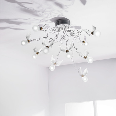 Ingo Maurer Deckenlampe 'Birdie's Nest LED'  110 - 130 V