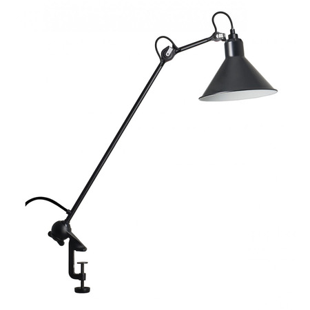 DCW Éditions Kegelförmige Tischleuchte 'Lampe Gras  N°201'  Schwarz-Chrom,  Kegelförmig
