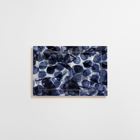 Ambivalenz 'Fläpps' 1-er Regal 60 x 40 cm - Bubbles Indigo 1er Regal - 60 cm x 40 cm