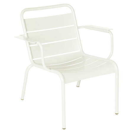 Fermob Lounge-Sessel 'Luxembourg' Perlweiss - RAL 1013