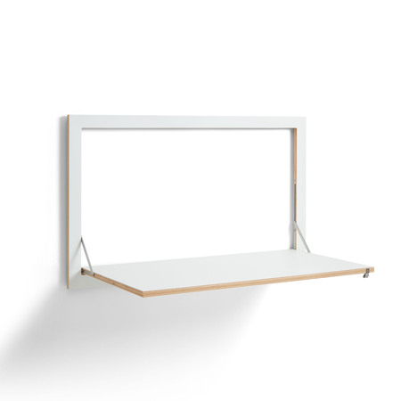Ambivalenz 'Fläpps' Sekretär 100 x 60 cm Weiss