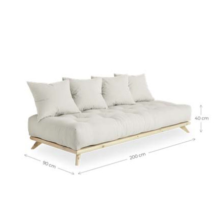 Minimalistisches Daybed 'Senza'