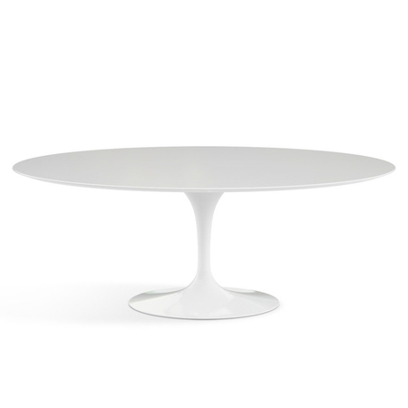 Knoll International Esstisch 'Saarinen' Weiss lackiert, Weiss, L: 198 cm