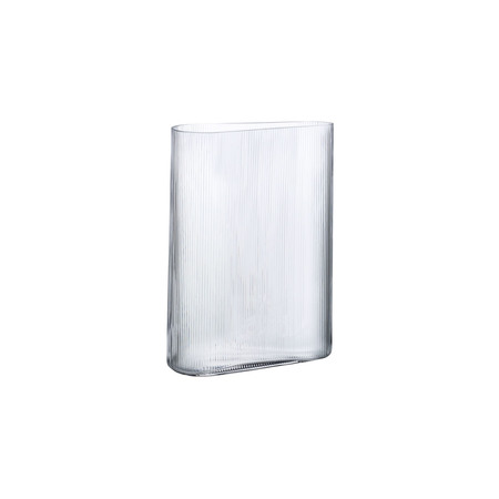 Nude Glass Vase 'Mist' Transparent, Klein