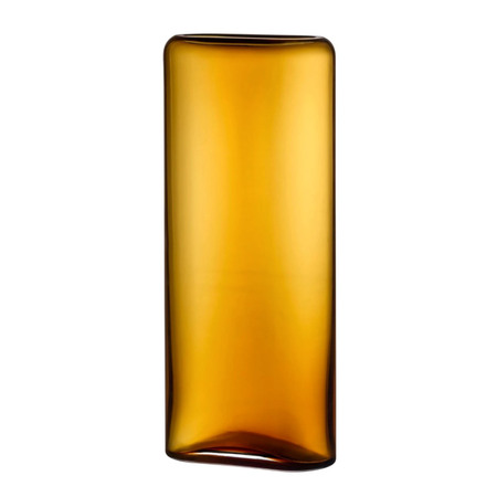 Nude Glass Hohe Vase 'Layers' Amber