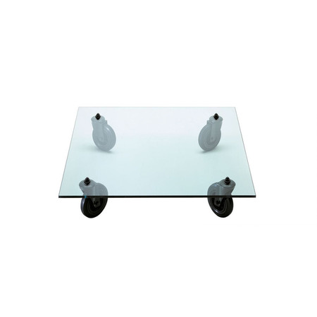 FontanaArte Industriewagen 'Tavolo con Ruote' 110 x 110 cm