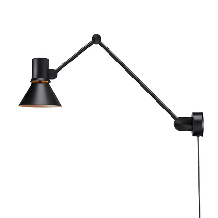 Anglepoise Wandleuchte 'Type 80' mit Kabel Schwarz matt