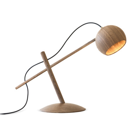 Brdr Kruger Lune Table Lamp Eiche geräuchert, Wachs-Öl