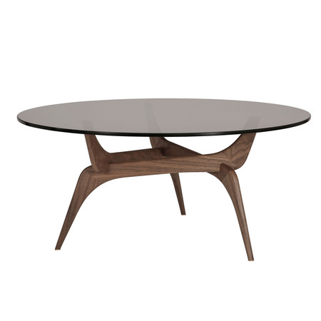 Brdr Kruger TRIIIO Coffee Table Bronze, Nussbaum, Wachs-Öl