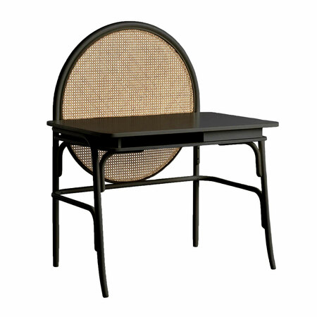 Wiener GTV Design Allegory Desk Mit Schublade, Schwarz - RAL 9005