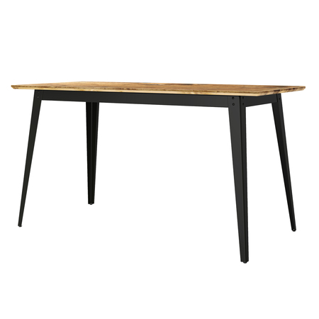 Jan Cray Hochtisch '6Grad' Bauholz Schwarz, B: 70 cm / L: 120 cm