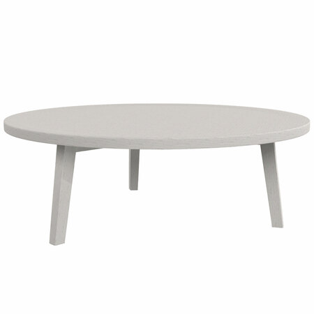 Gervasoni GRAY 46/49 Eiche Weiss lackiert, Ø: 130 cm / H: 35 cm 
