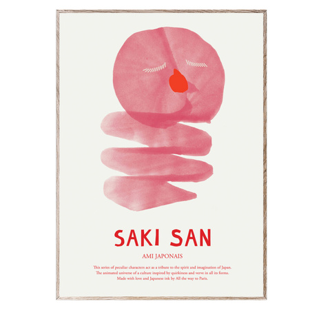 Fröhliche Illustration 'Saki San'