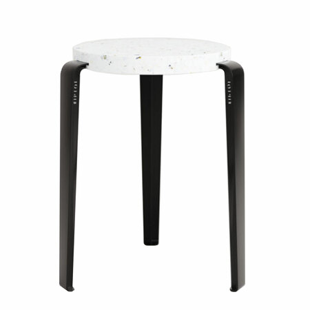 TIPTOE Lou recycled plastic Graphit schwarz, Weiss