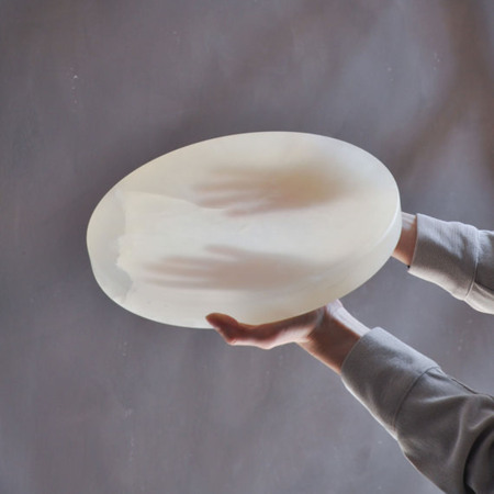 Atelier Volvox Schale 'Luna Piena' Braun