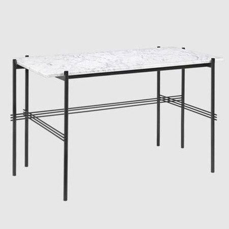 Gubi Schreibtisch 'TS' Carrara Marmor Weiss