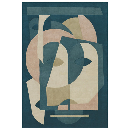 Toulemonde Bochart  Teppich Aduma B: 250 cm / L: 350 cm , Grünblau