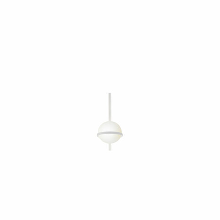 Vibia Wandleuchte 'Palma' Graphit, 1 Leuchtkugel mit Pflanzentopf