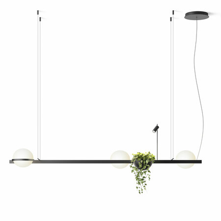 Vibia Pendelleuchte 'Palma' Graphit, Gross