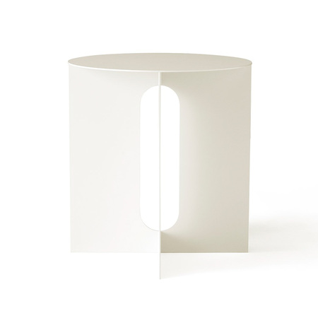 Menu Furniture Beistelltisch 'Androgyne' Elfenbein pulverbeschichteter Stahl	