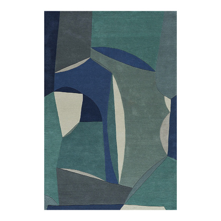 Toulemonde Bochart  Teppich Polia B: 200 cm / L: 300 cm , Blaugrau