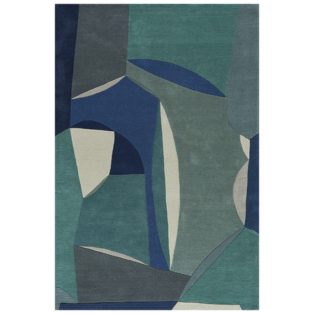 Toulemonde Bochart  Teppich Polia B: 200 cm / L: 300 cm , Blaugrau