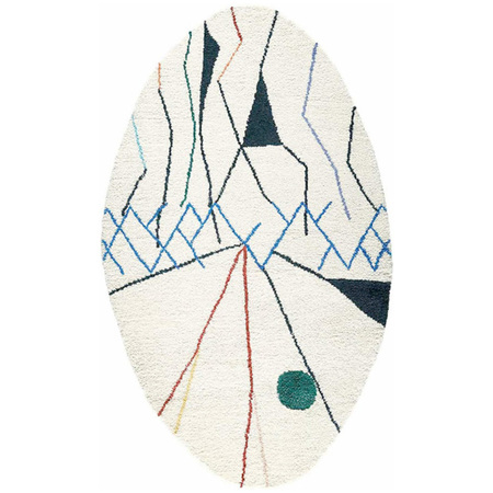Toulemonde Bochart  Teppich 'Mobile Blanc' B: 200 cm / L: 350 cm 