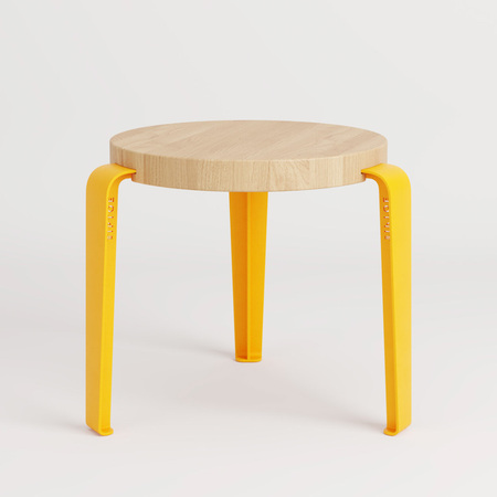 TIPTOE MINI LOU stool Massive Oak Sonnengelb, Eiche