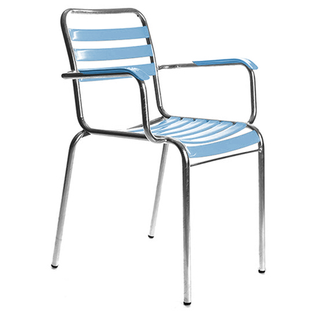 Manufakt Armlehnstuhl 'Bättig 10a' Hellblau - NCS S 2040-R90B