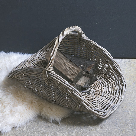 Schneider Korbwaren Rattan Cheminee-Korb 05