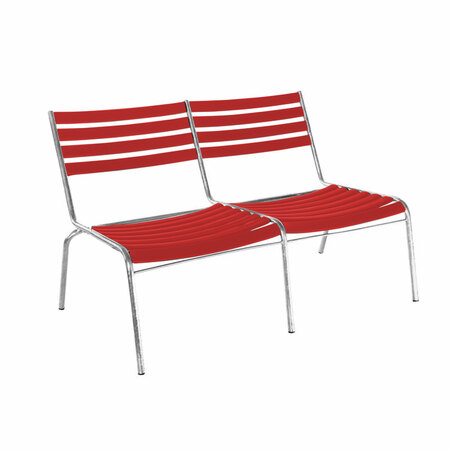 Manufakt Doppellounger 'Bättig 21'  Rot - RAL 3000