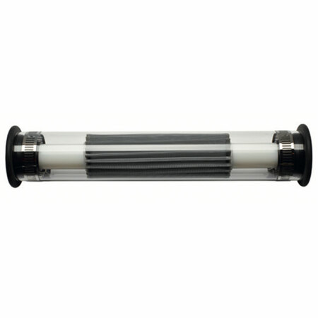 DCW Éditions Leuchte 'IN THE TUBE 360°' L: 160 cm , Silver