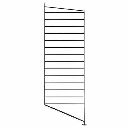 String Furniture Floor Panels / Pack 1 Schwarz, H: 85 cm, T: 30 cm