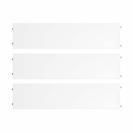 String Furniture Shelves / Pack 3 Nussbaum, B: 78 cm, T: 30 cm