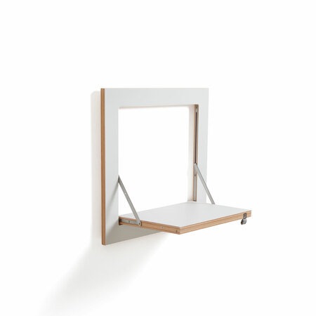 Ambivalenz 'Fläpps' 1-er Regal 40 x 40 cm weiss, 1er Regal – 40 cm x 40 cm