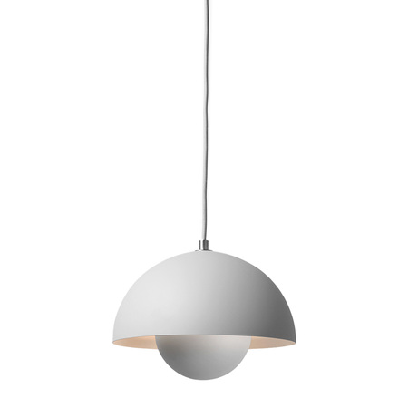 &Tradition Pendelleuchte 'Flowerpot' Hellgrau matt, Ø: 37 cm