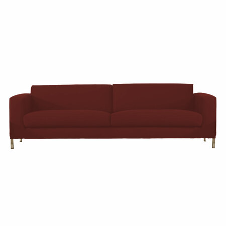 Fluidum Sofa 'Lizard' de Luxe' Tomatenrot 45 - Lina, B: 250 cm / T: 89 cm	